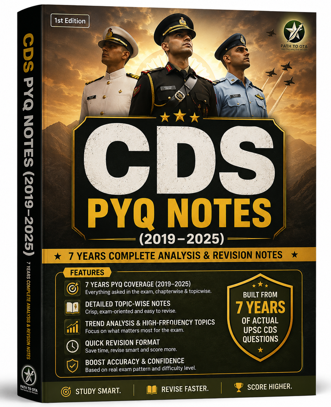 CDS PYQ Notes (2019–2025) | 7 Years Complete Analysis & Revision Notes