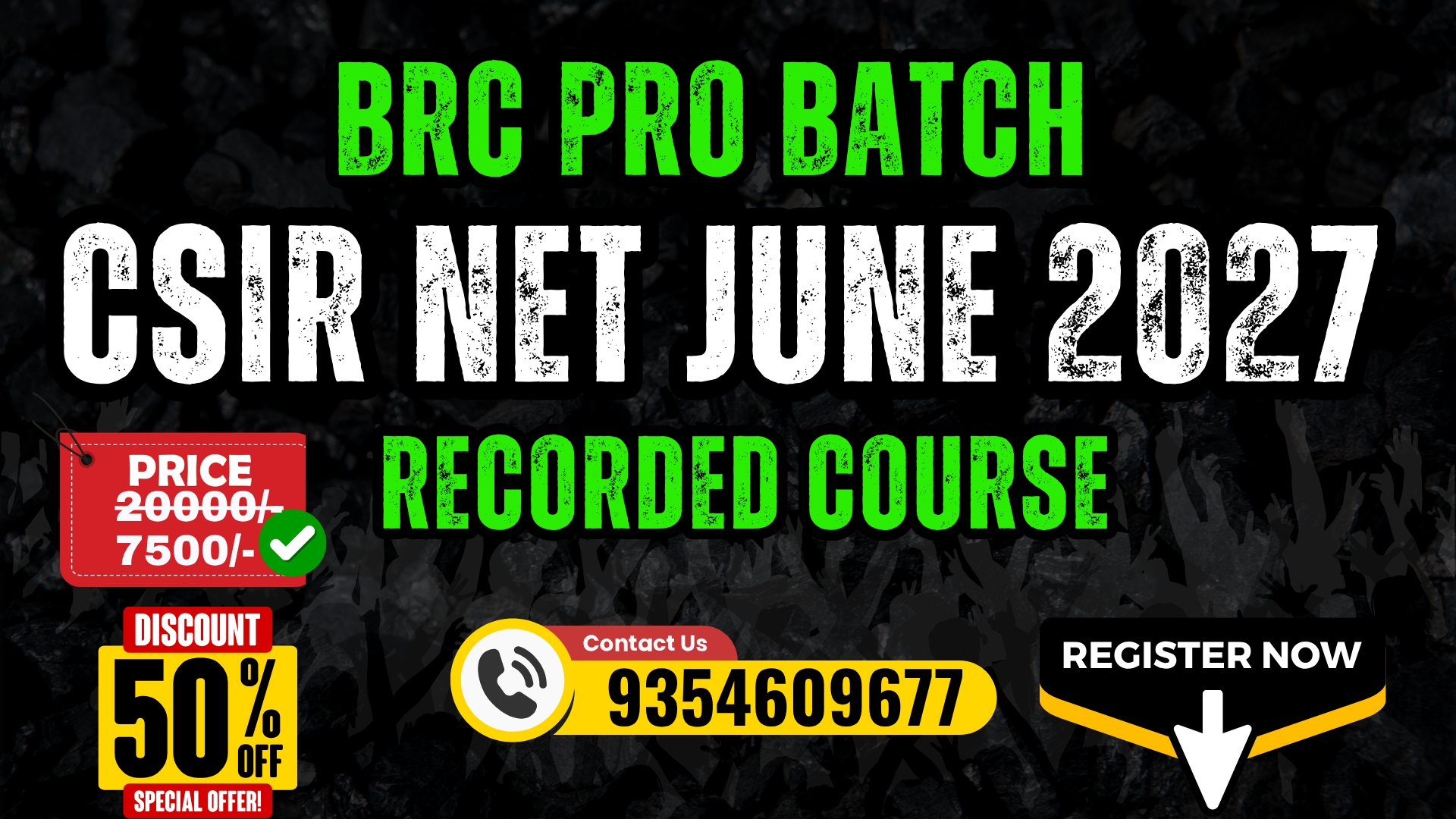 🎯 BRC PRO BATCH For CSIR NET JUNE 2027