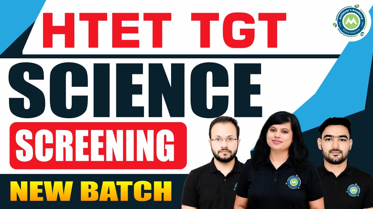 TGT Science HSSC Screening 2026 Subject Special Batch