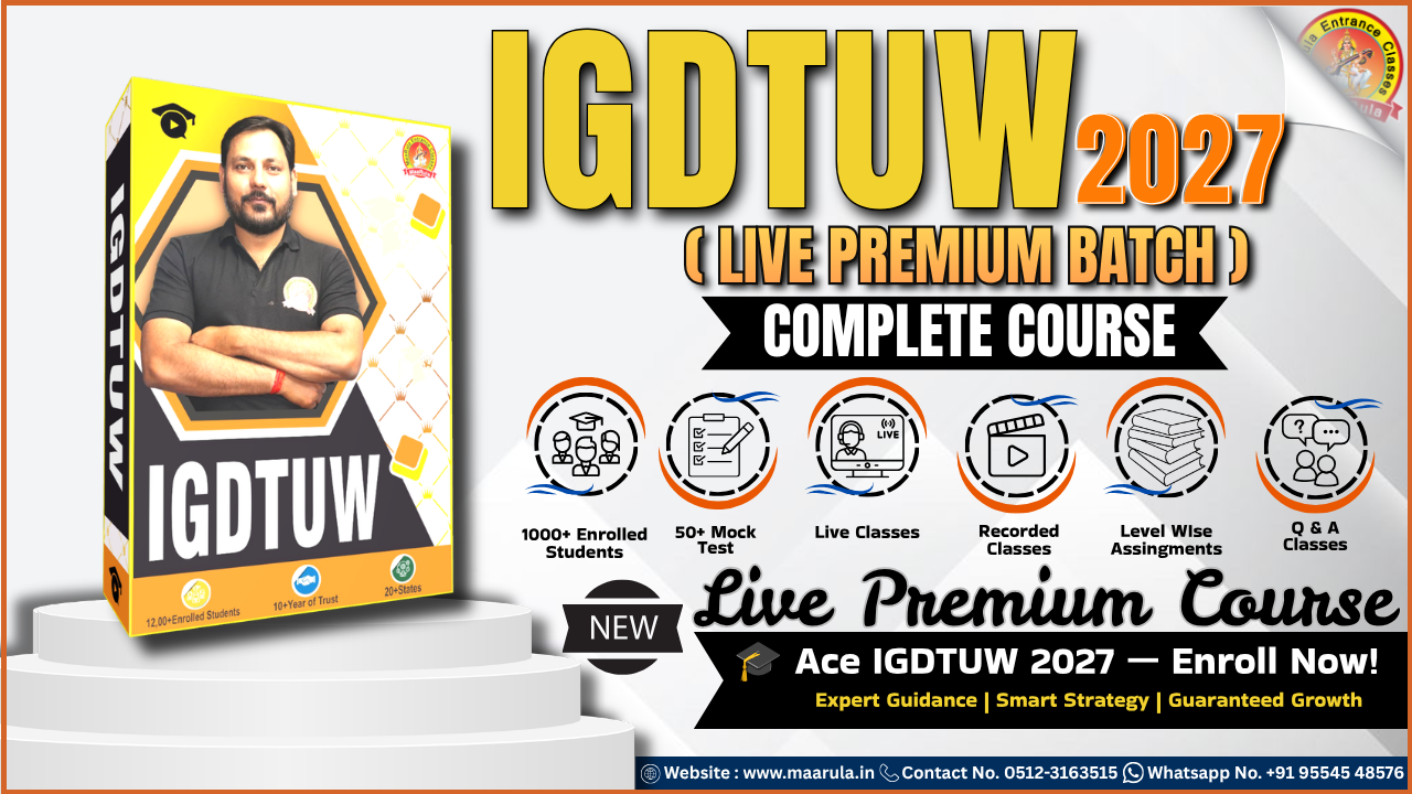IGDTUW SUPER WOMENS -2027 (LIVE PREMIUM COURSE)