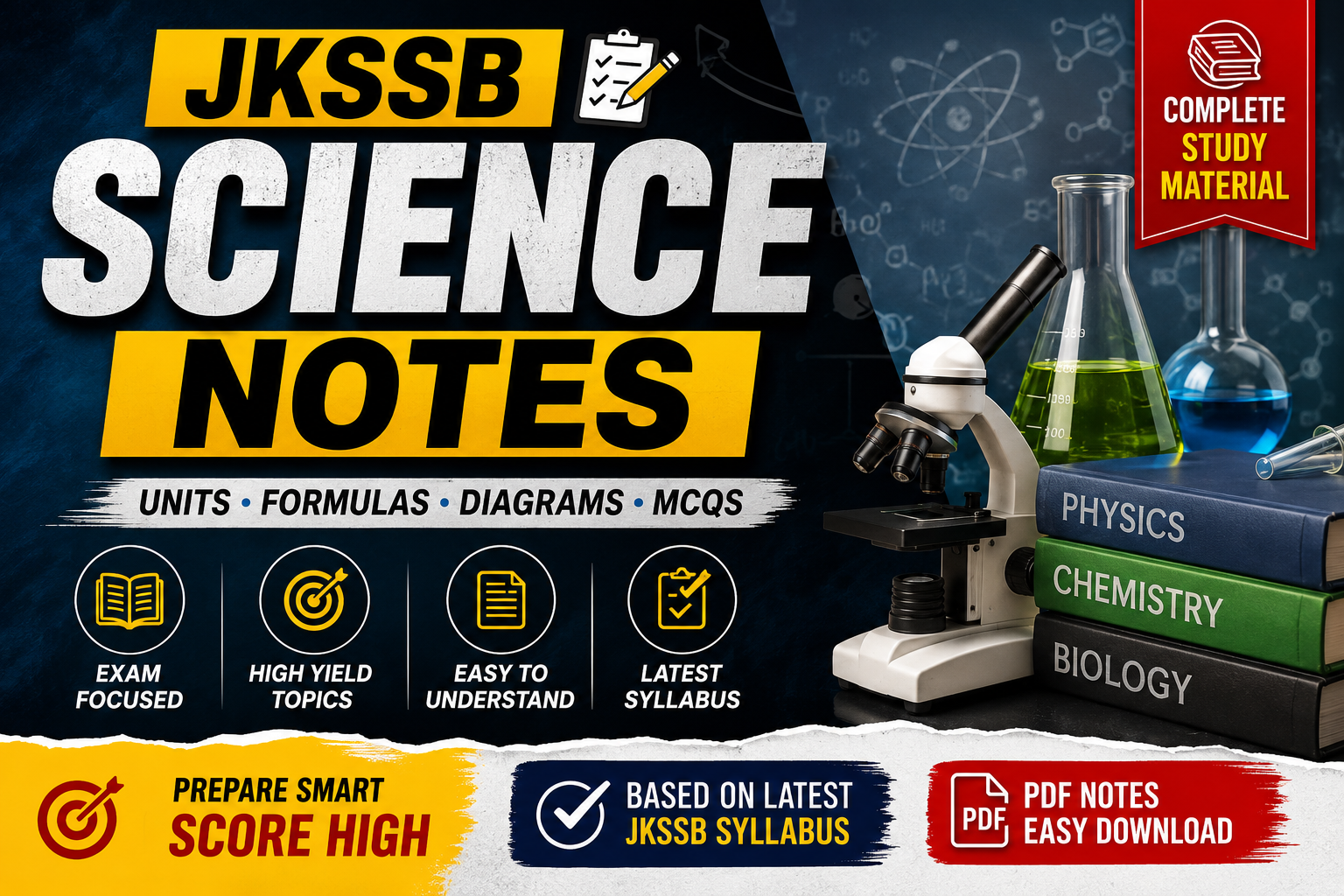 JKSSB Science Notes E-Book 2026