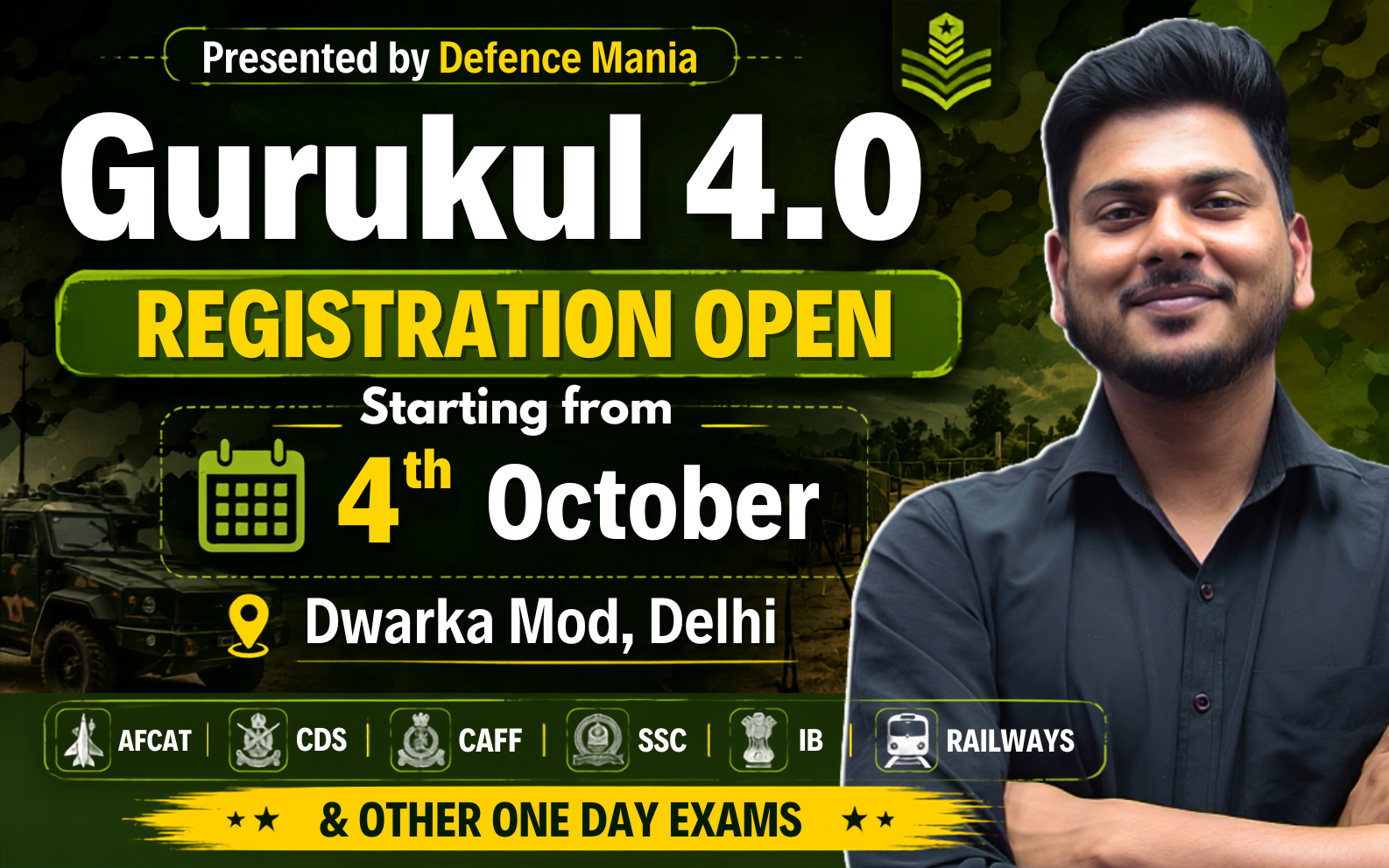 (Registration Only) Defence Gurukul 4.0