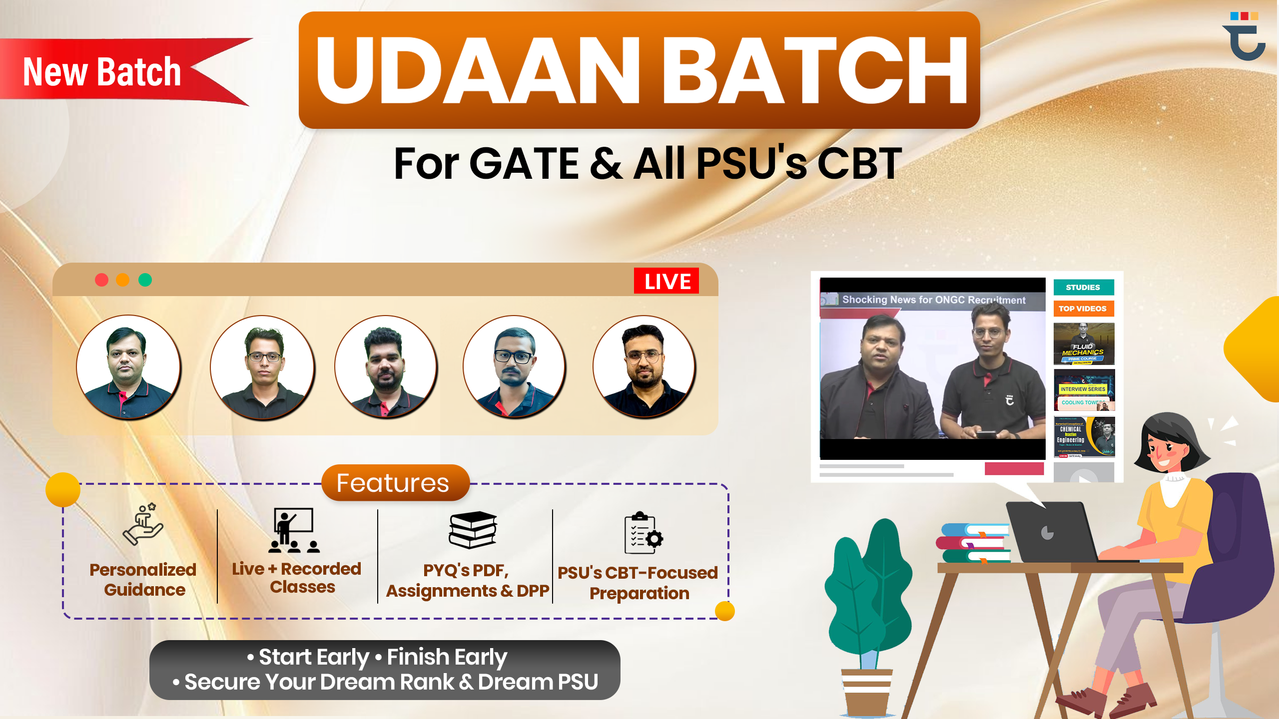 UDAAN BATCH for GATE & PSU's Exam