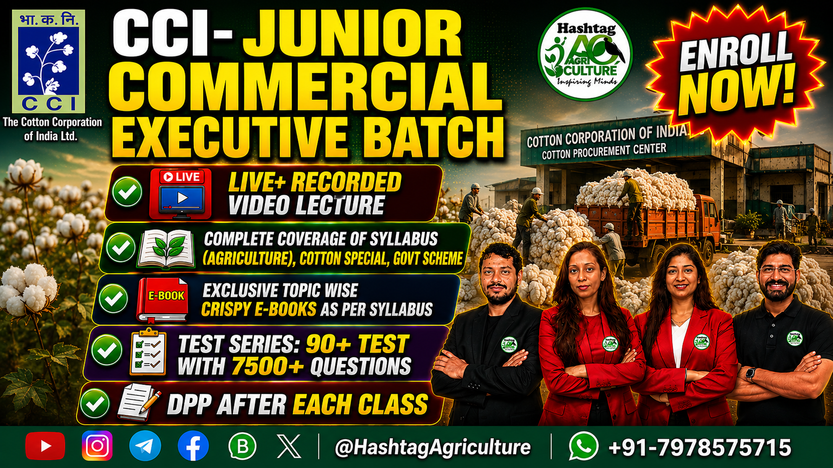 CCI Junior Commercial Executive (JCE) Batch