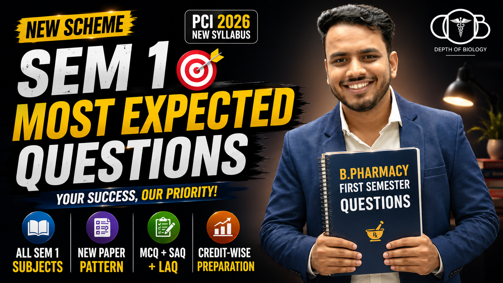 ⭐ New Scheme SEM 1 Most Expected Questions 