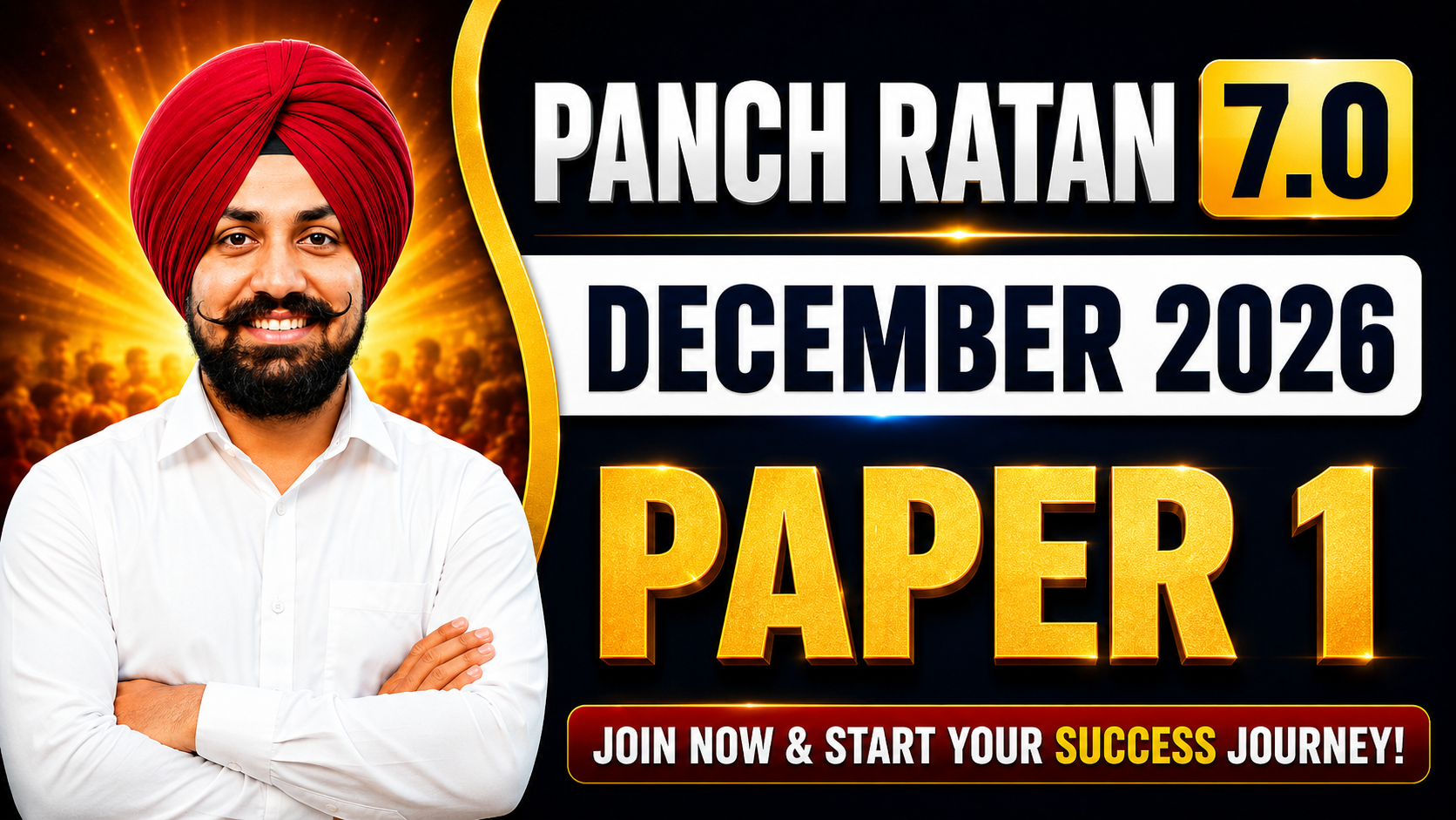 PANCH RATAN 7.0 - PAPER 1 - COMPLETE COURSE FOR JRF - JUNE 2026