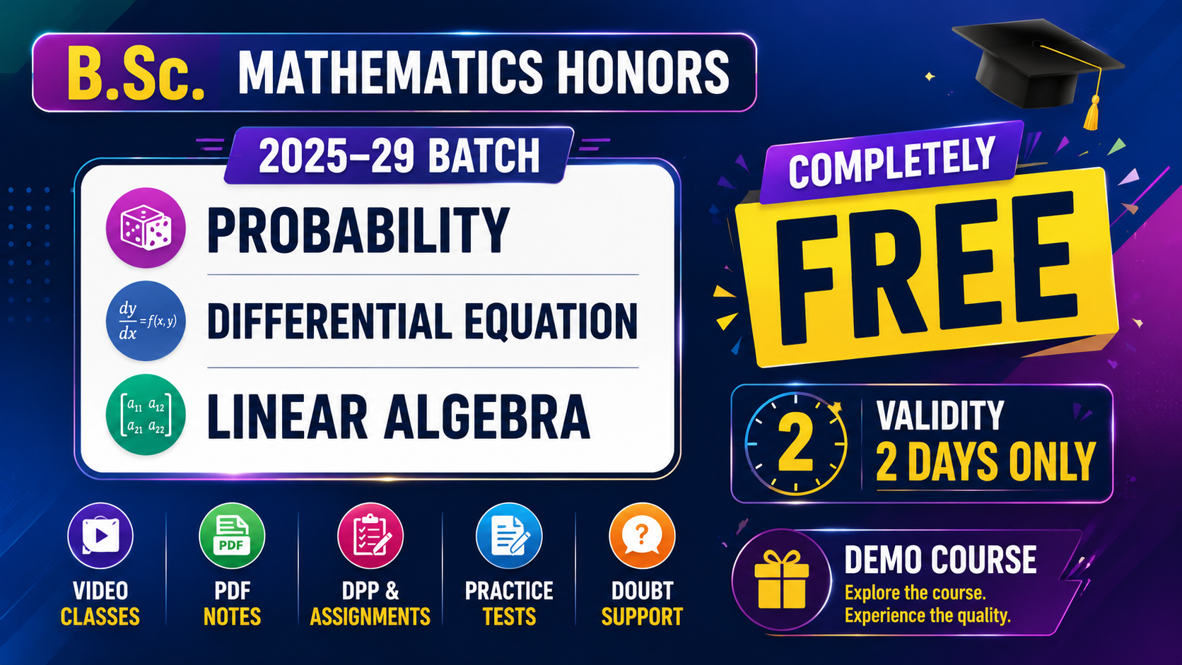 2025–29 Batch – FREE Demo Course(3RD SEM)