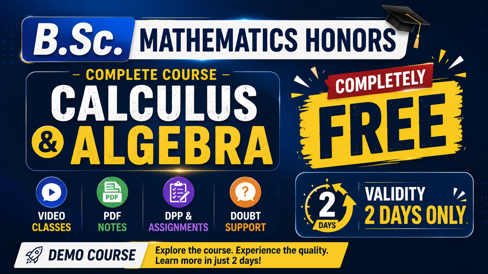 2026–30 Batch (FREE Demo Course)-1ST SEM