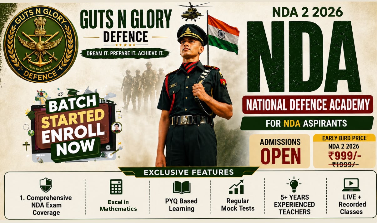 NDA (II) 2026 Maths
