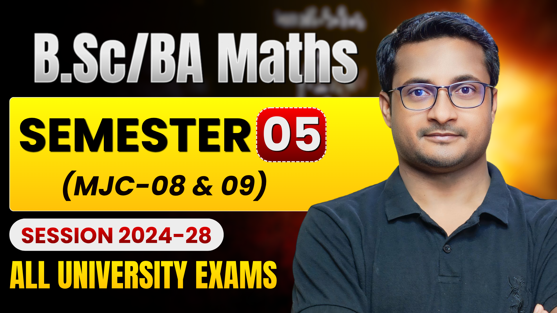 MATH |Semester-5 |MJC-08 & 09 |2024-28|