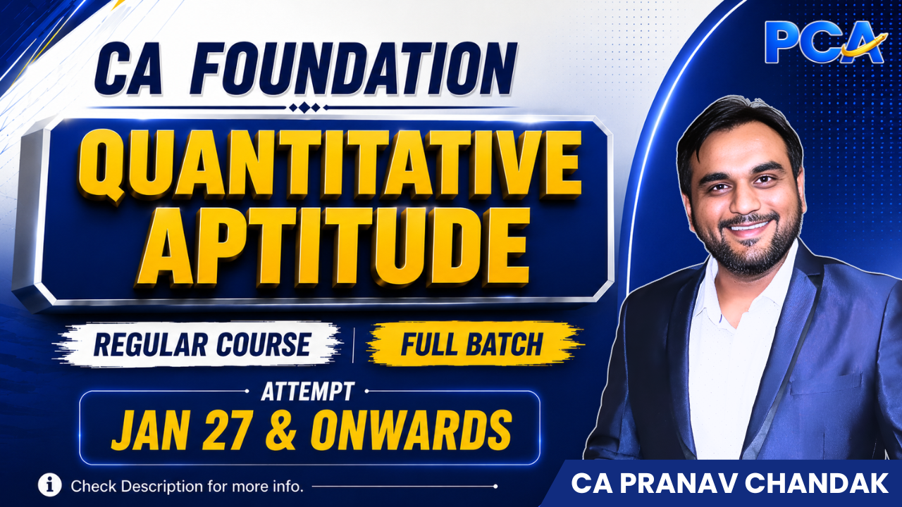 Quantitative Aptitude by CA Pranav Chandak