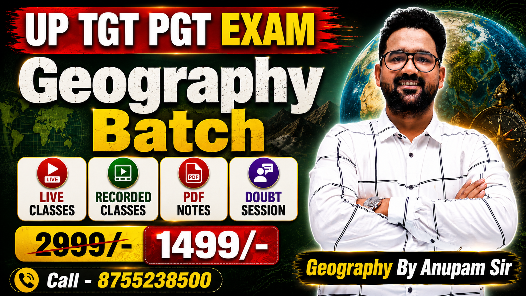 UP TGT PGT Geography Course