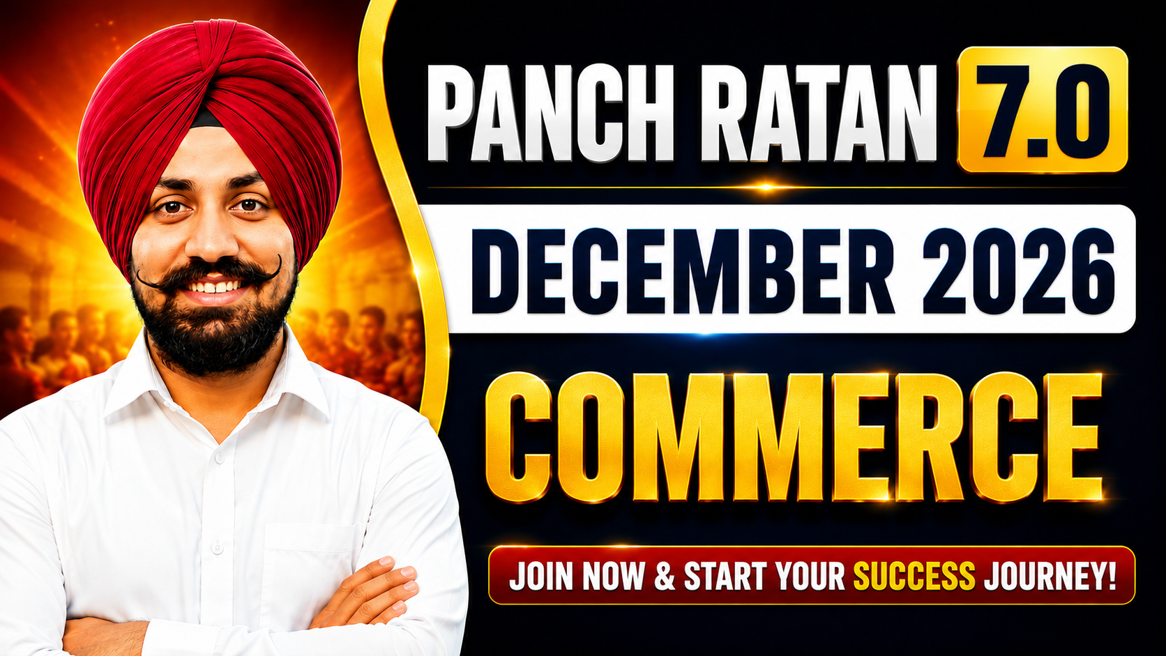 PANCH RATAN 7.0 - COMMERCE  - COMPLETE COURSE FOR JRF - DECEMBER  2026