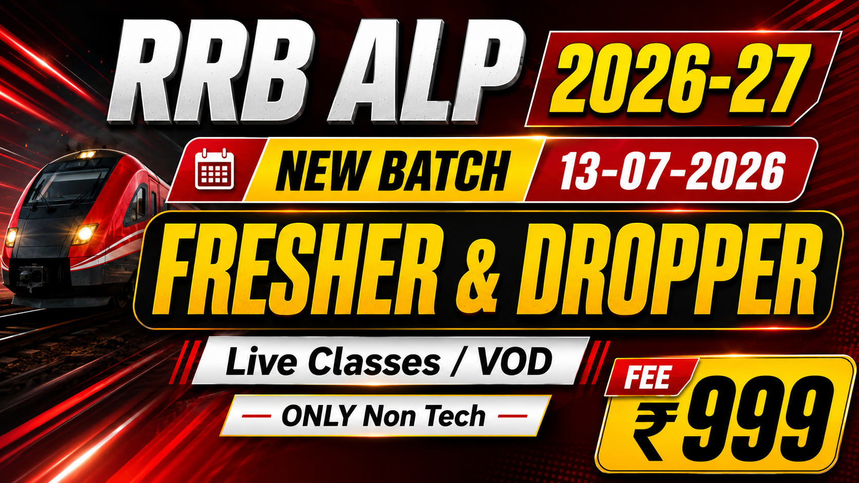 ALP EXAM 2026-27 || NEW BATCH STARTS 03-07-2026 || NON TECH SPECIAL || FEE- 999/- || Guided By Er. S K Jha Sir || AL-2