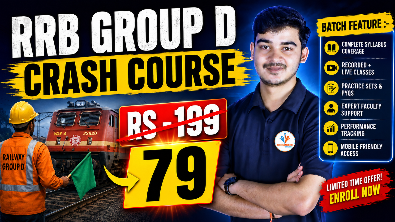RRB GROUP D CRASH COURSE 2026