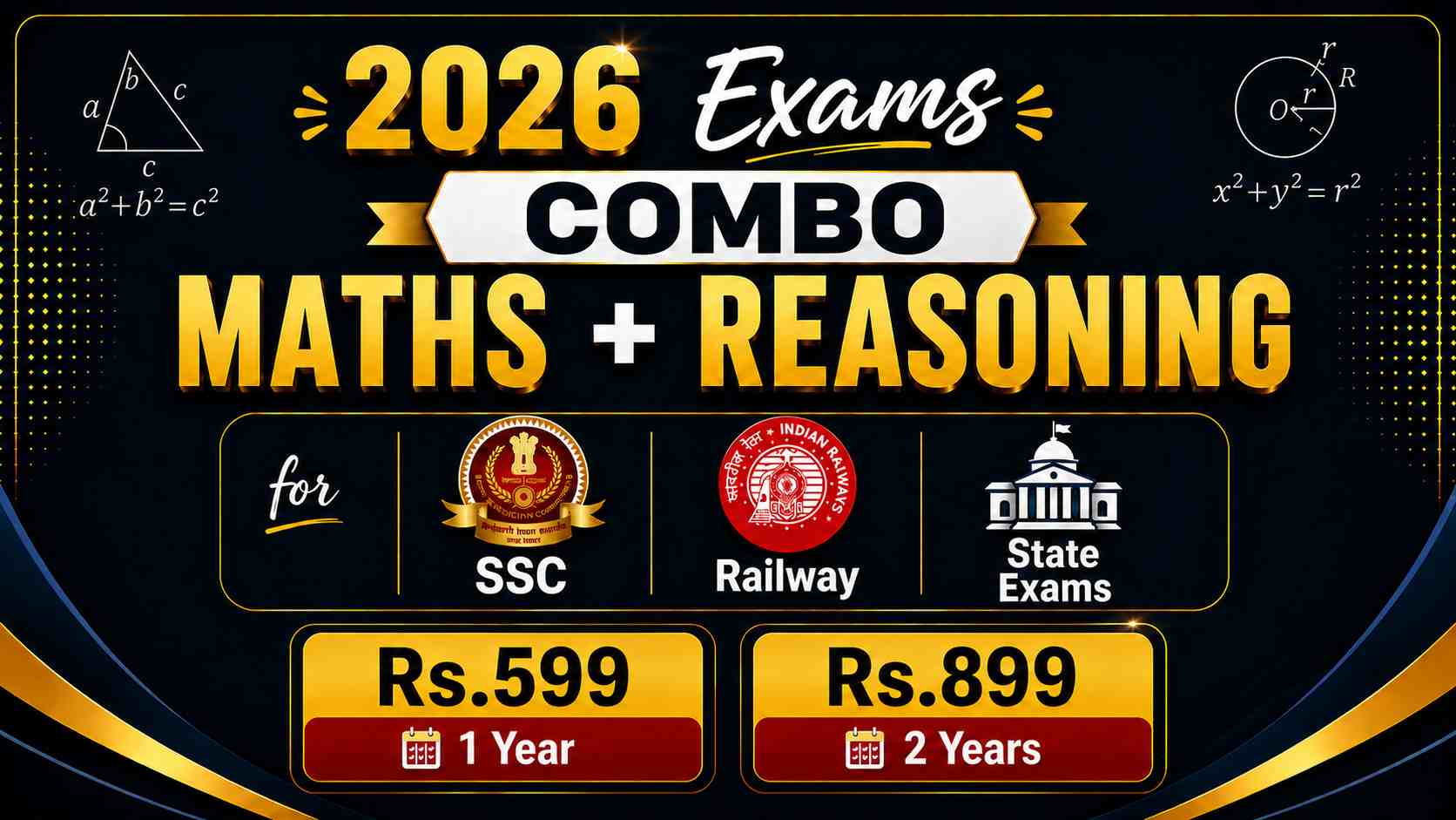 Reasoning & Maths (Arithmetic+Advance)             