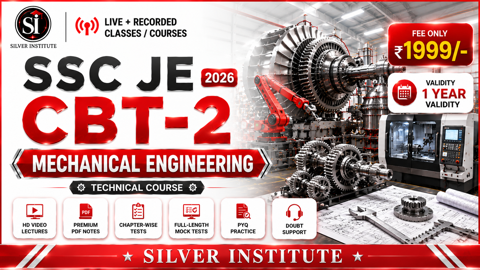 SSC JE CBT-2 Technical (Mechanical) 