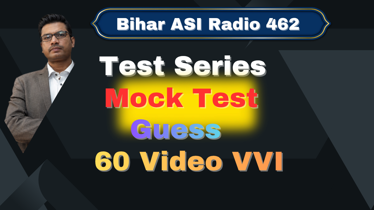 462 ASI Radio Set , Mock Test 