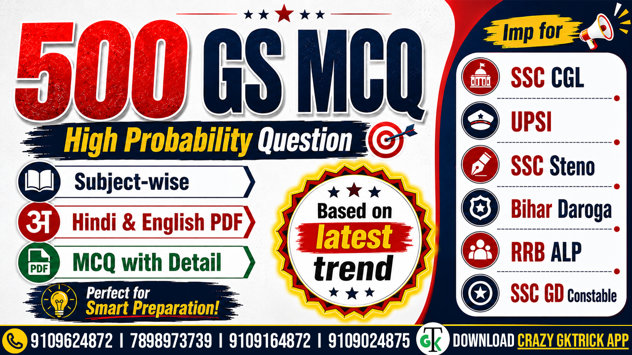 500 GS MCQ