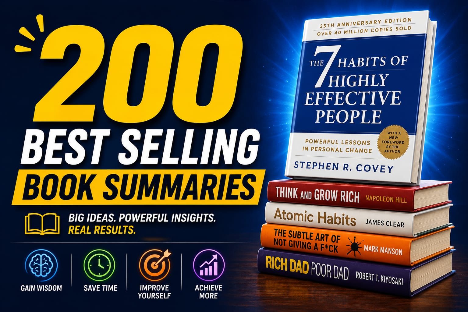 200 Best- Selling Book Summaries