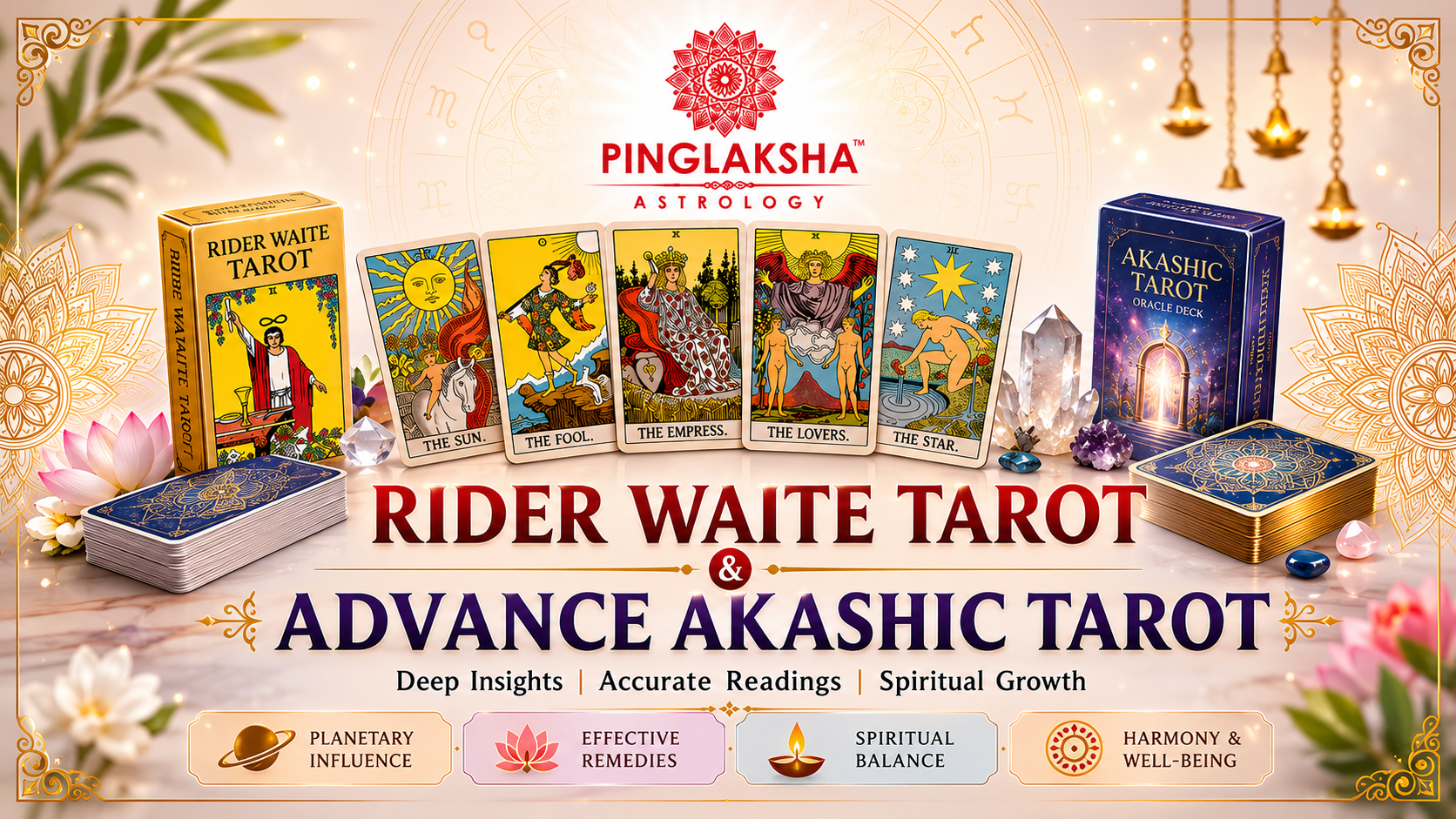 Rider Waite Tarot & Advance Akashic Tarot 