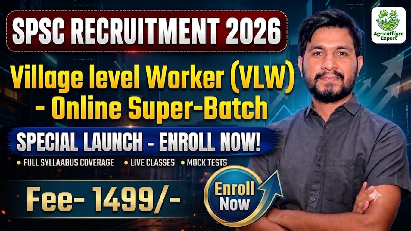 SPSC Village Level Worker (VLW) Online Super-Batch 2026