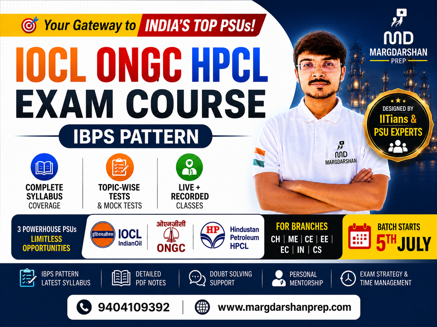 IOCL ONGC HPCL 26/27 Exam Prep Course