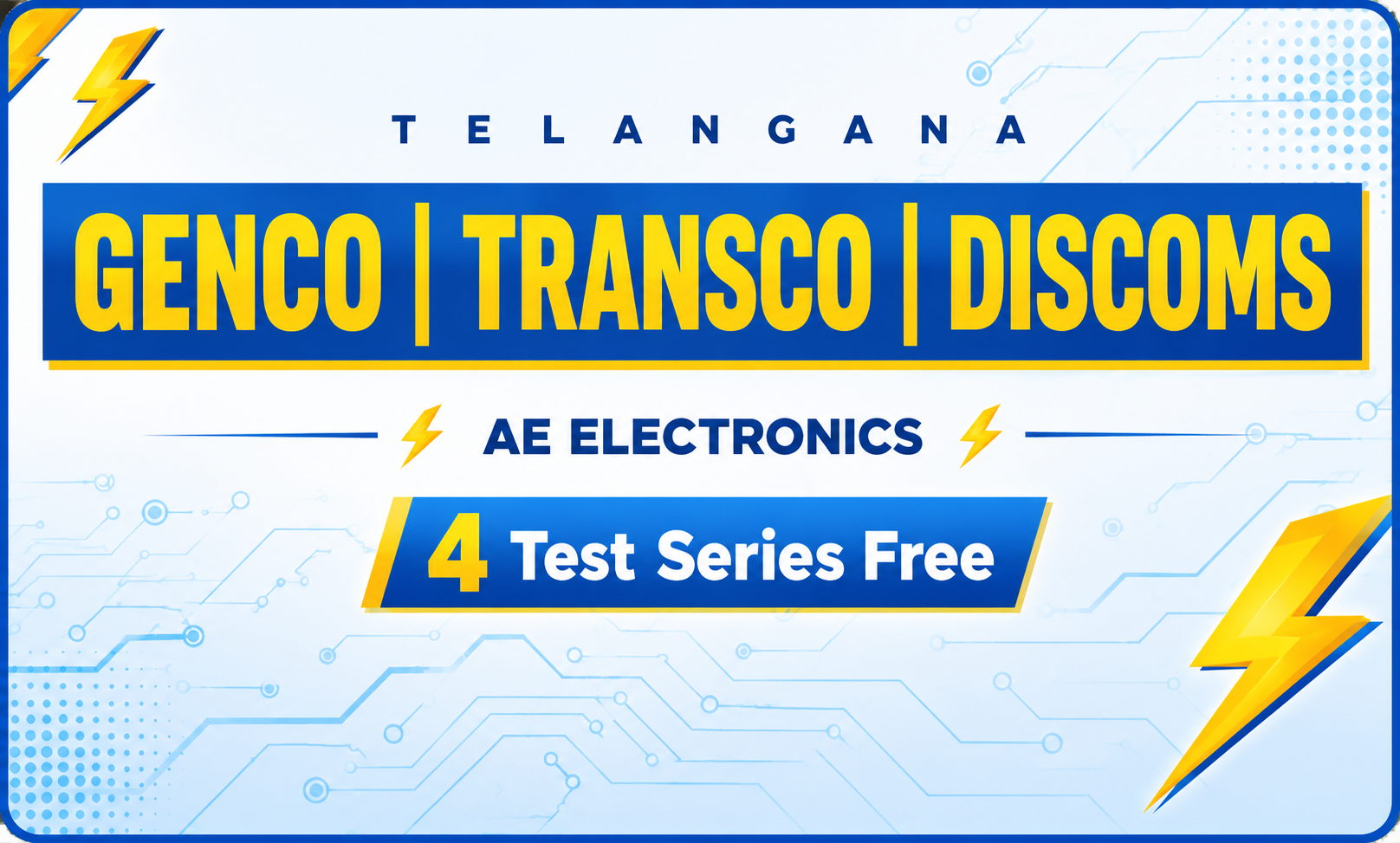 Telangana GENCO-TRANSCO AE Electronics