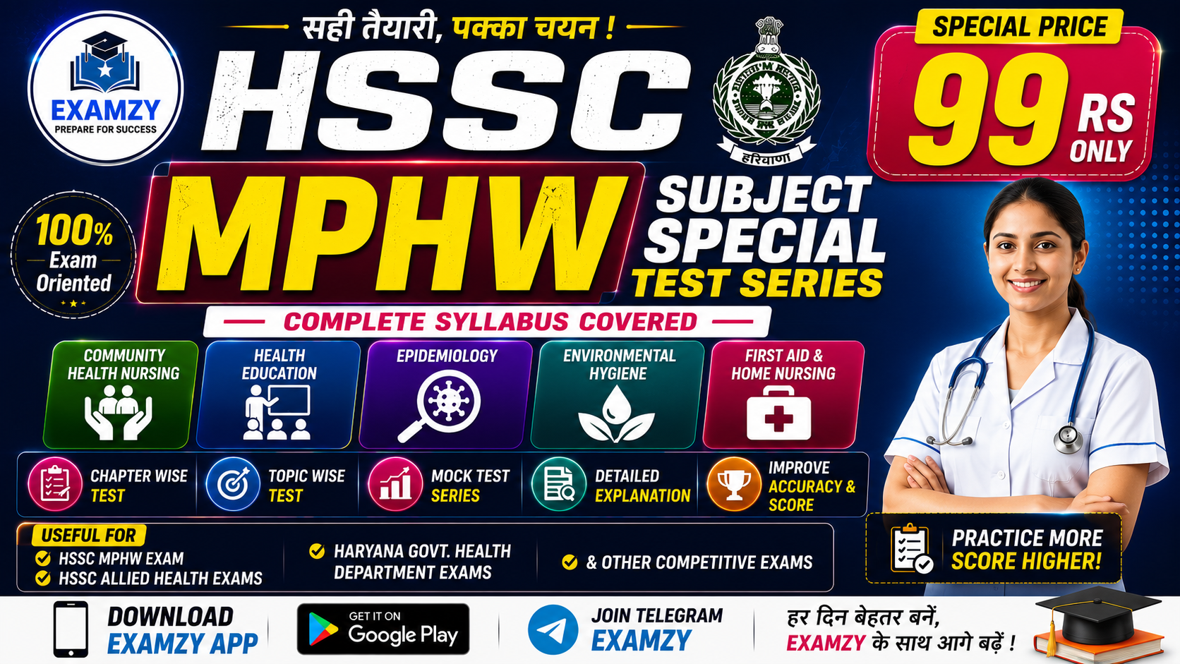 HSSC MPHW Subject Special Test Series