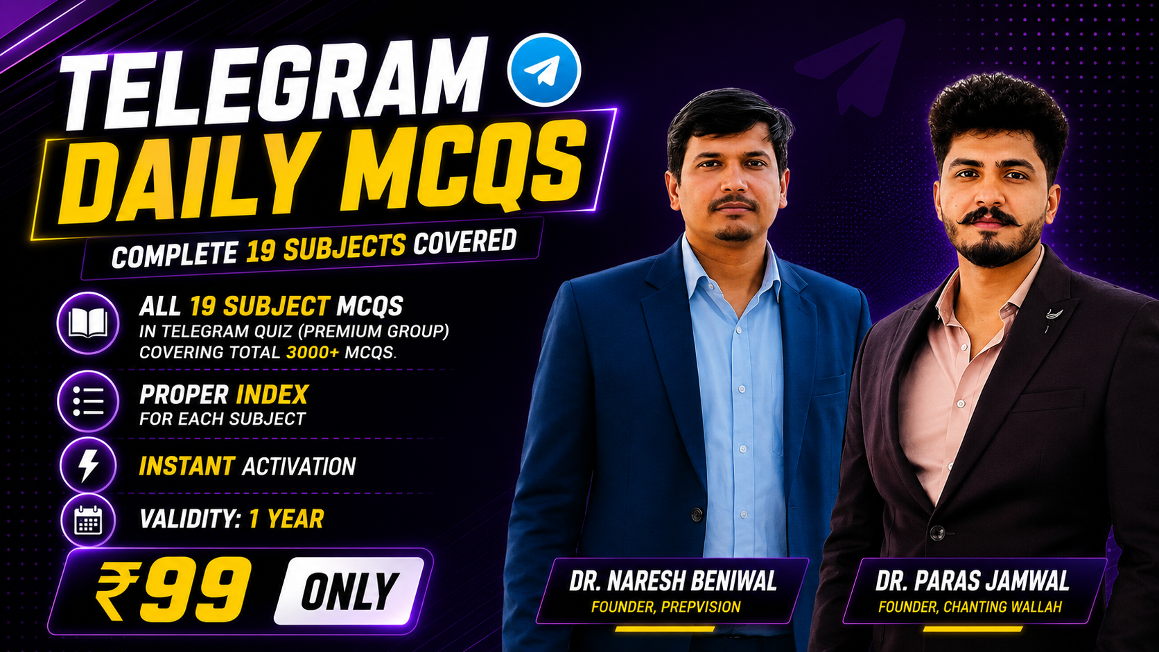 Telegram Daily MCQs 