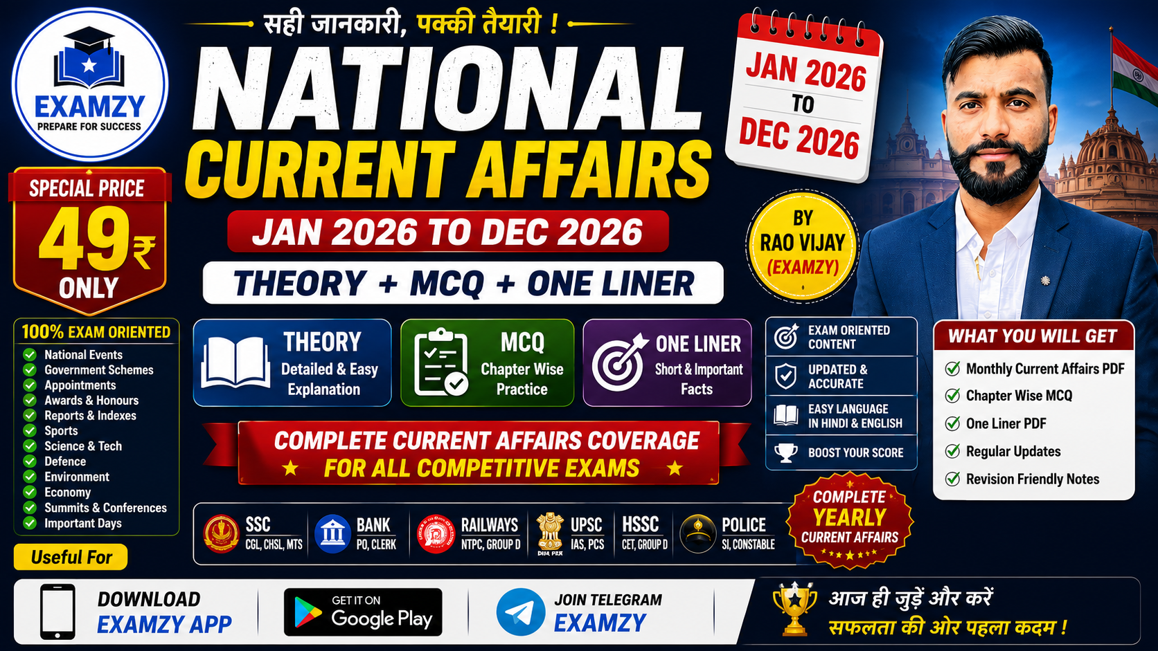 National Current Affairs Jan 2026 to Dec 2026