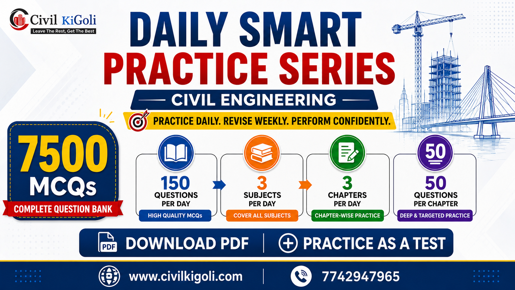 DAILY SMART PRACTICE SERIES PDF + TEST