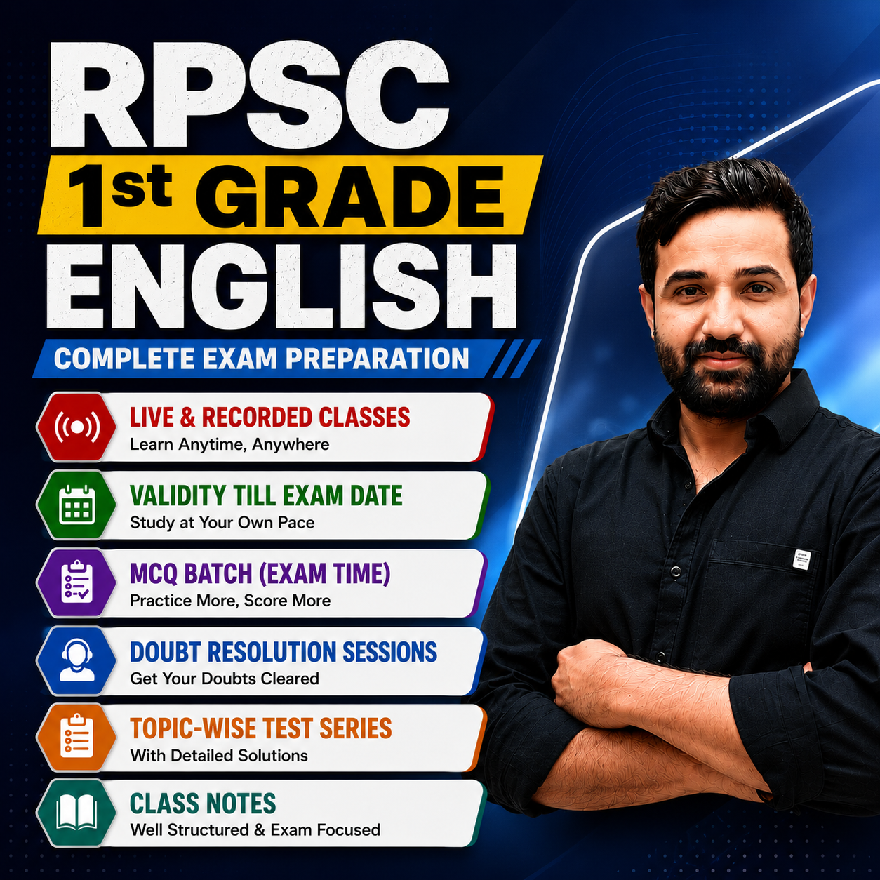 RPSC ENGLISH (1st GRADE)