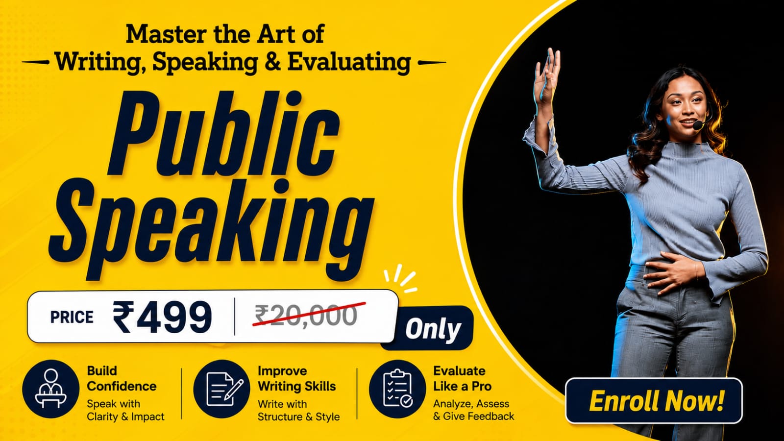 Certification Course on Public speaking 