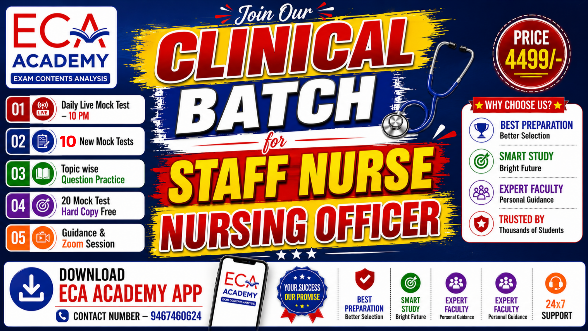 STAFF NURSE -CLINICAL BATCH 
