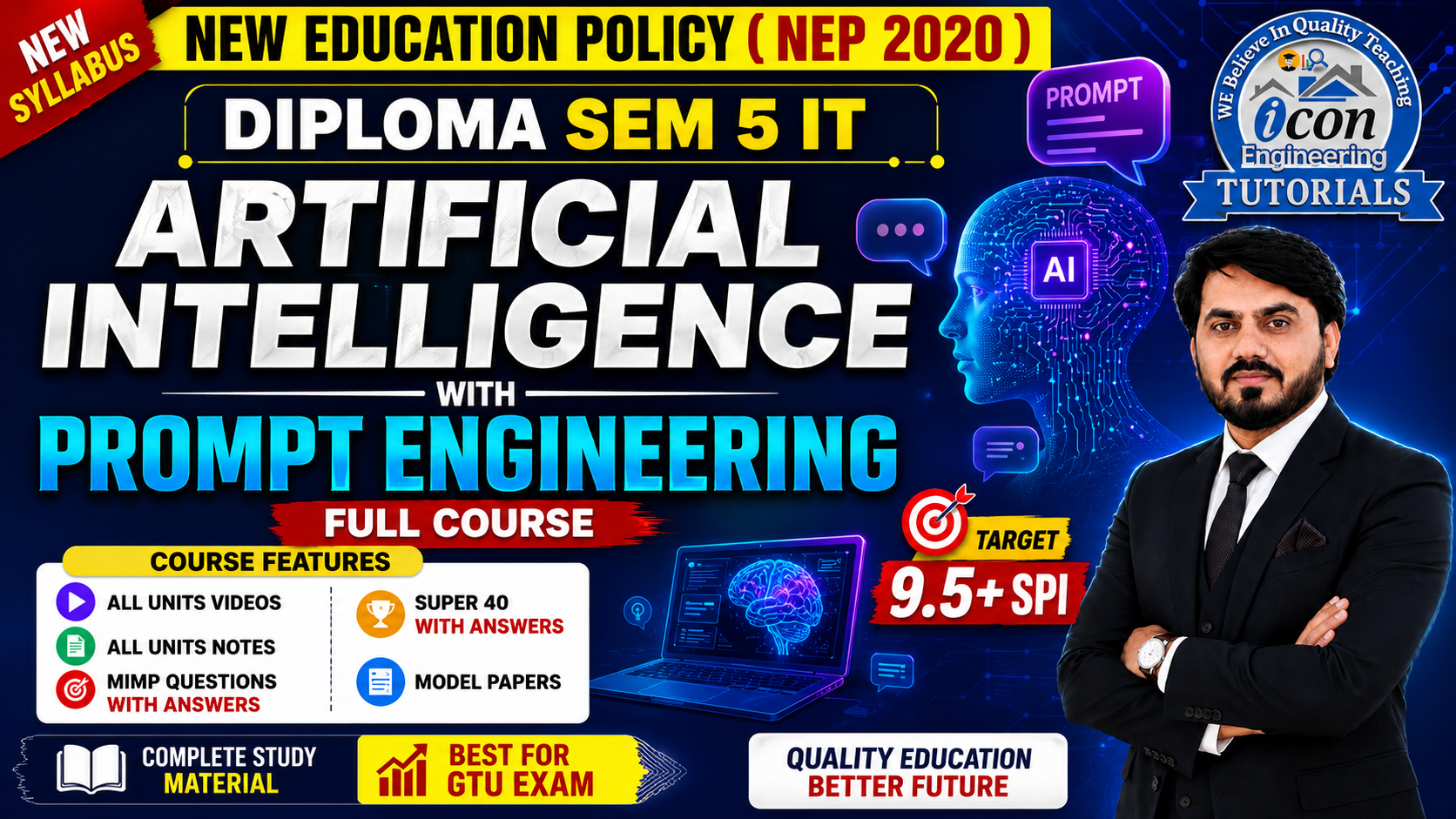 ARTIFICIAL INTELLIGENCE WITH PROMPT ENGINEERING (AIPE) SEM 5 IT
