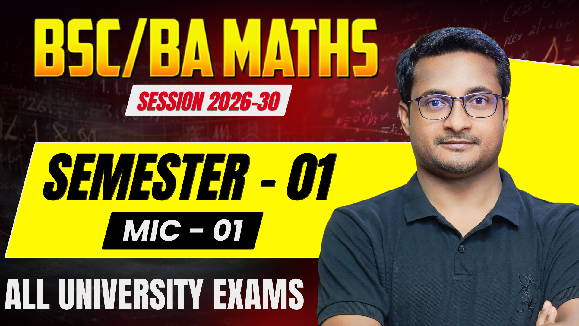 MATH | Semester-1 | MIC-01 |2026-30|