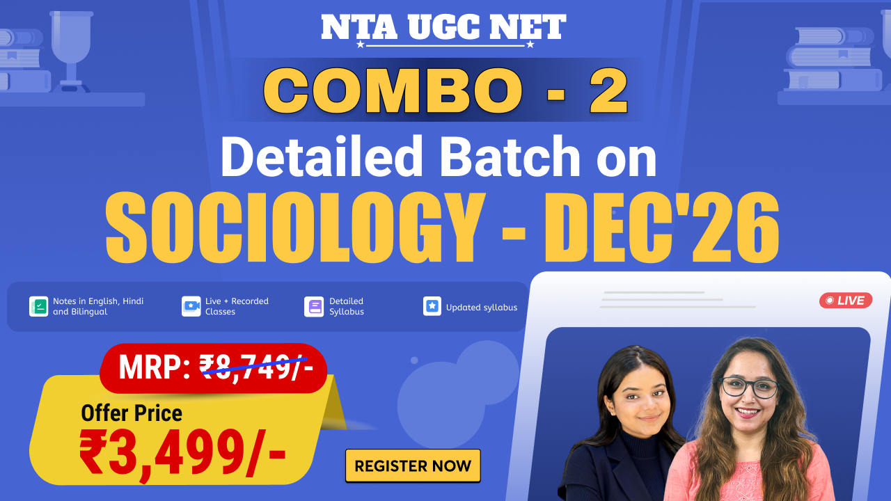 Detailed batch on Sociology - Dec'26