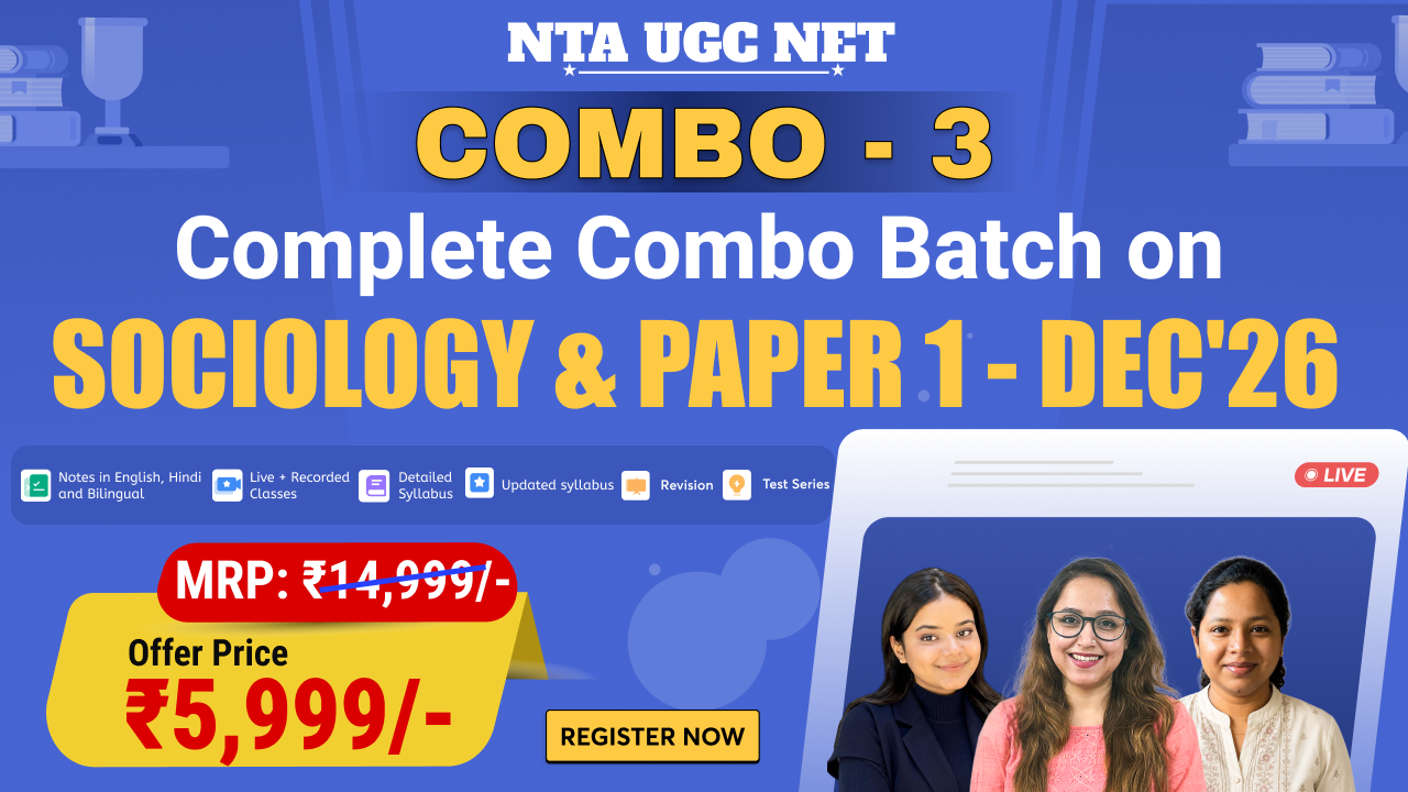 Complete Combo Batch on Sociology & Paper 1 - Dec'26