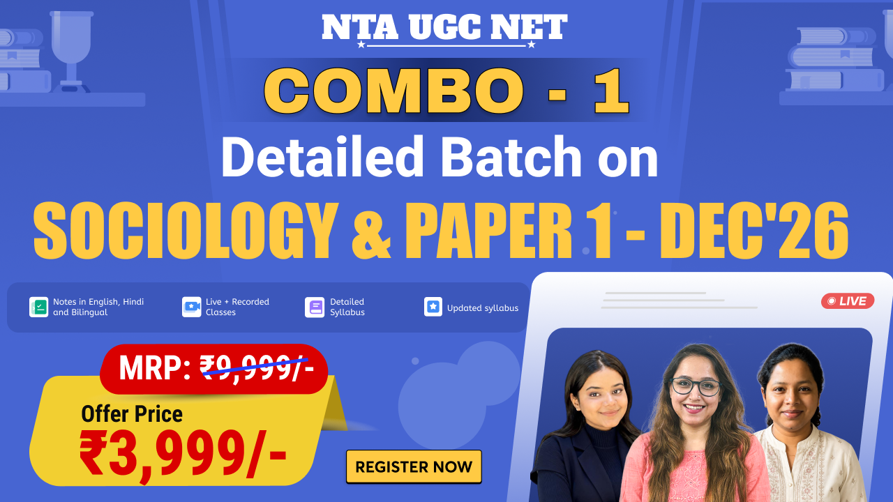Detailed batch on Sociology & Paper 1 - Dec'26