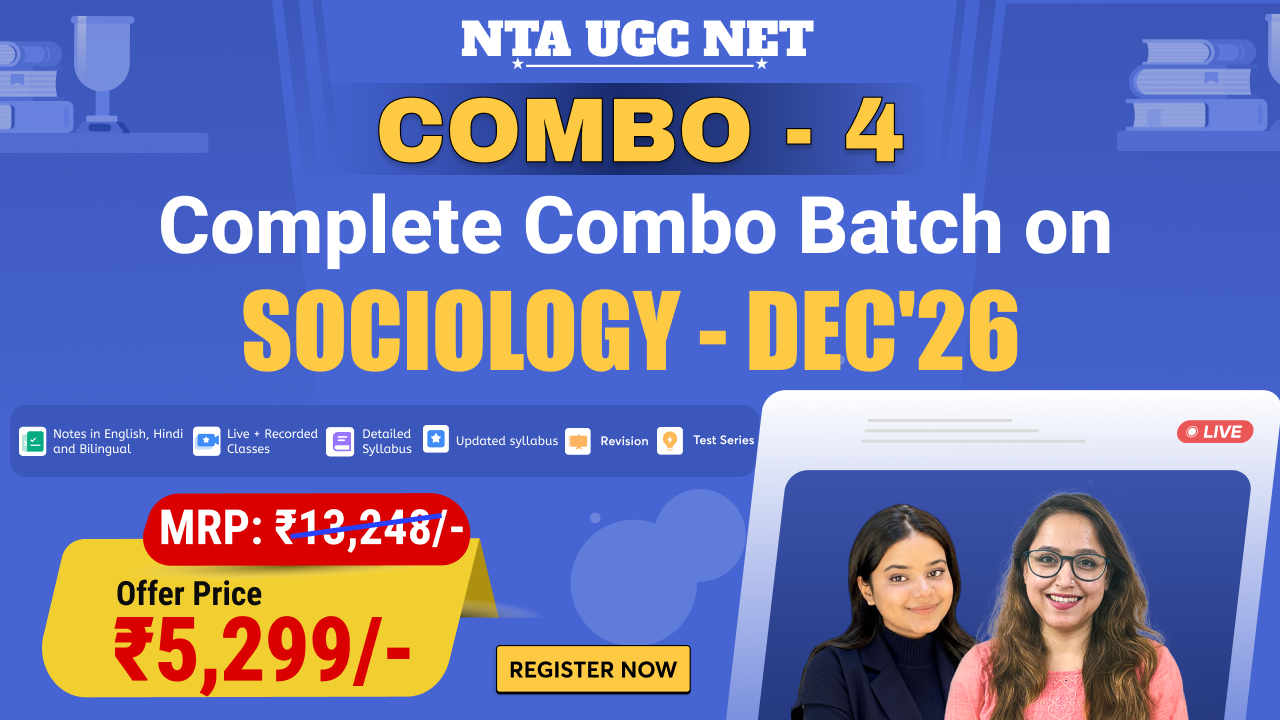 Complete Combo Batch on Sociology - Dec'26