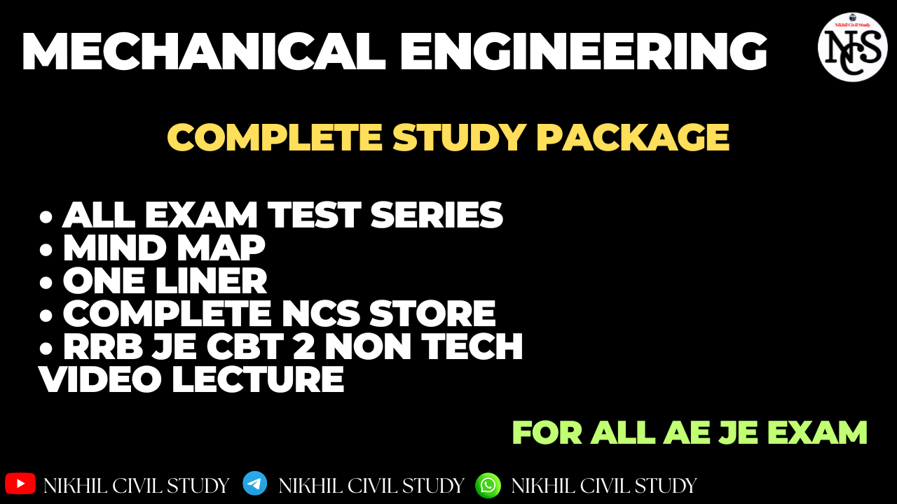 MECHANICAL ENGINEERING STUDY PACKAGE