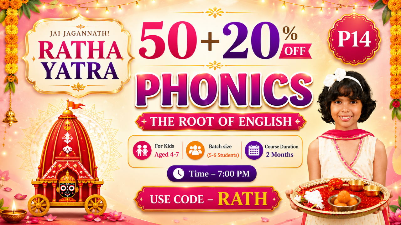 2-Month Phonetics Course on Zoom (P14 = 4-7 Year) 7:00 PM