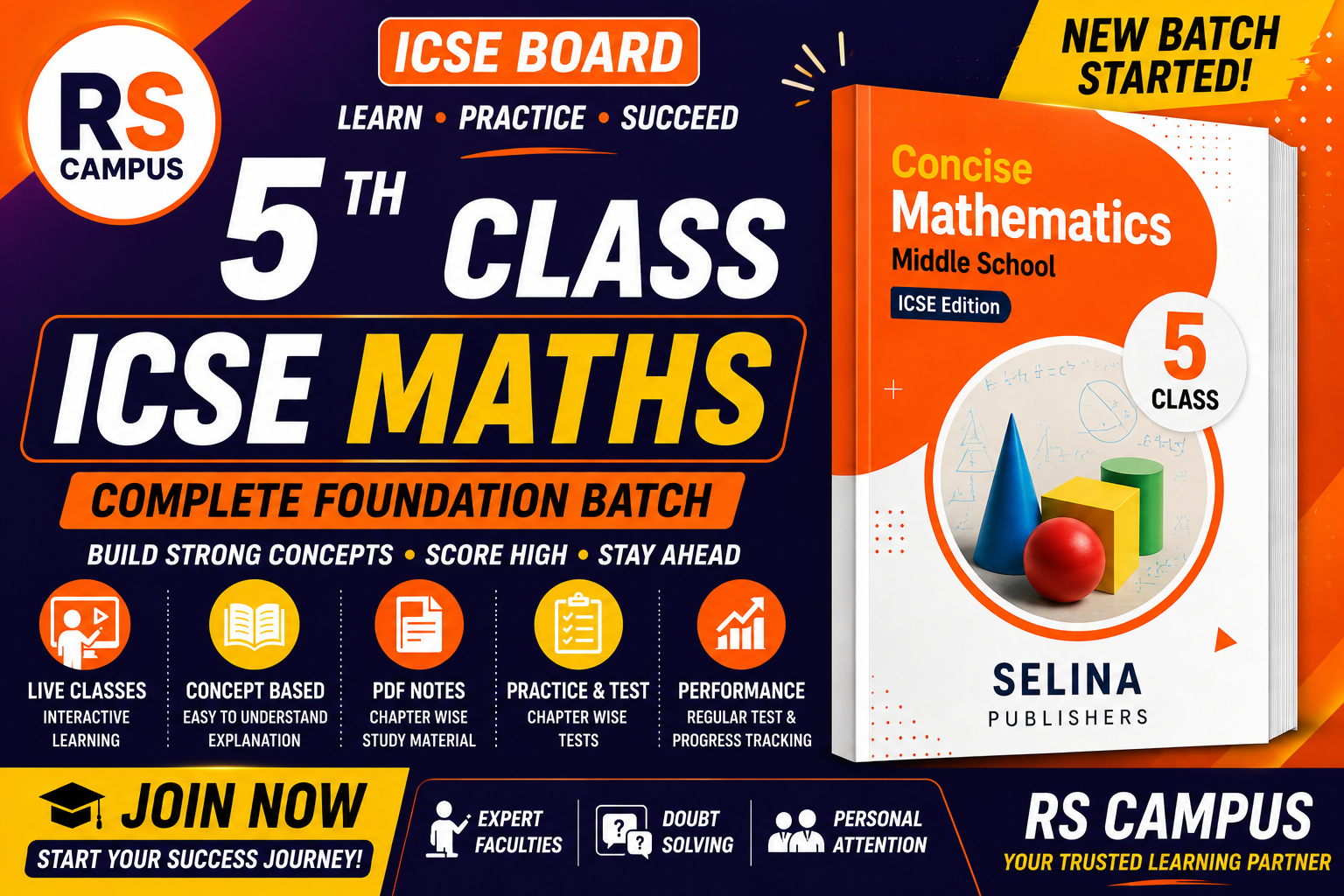 5th class maths (English Medium)