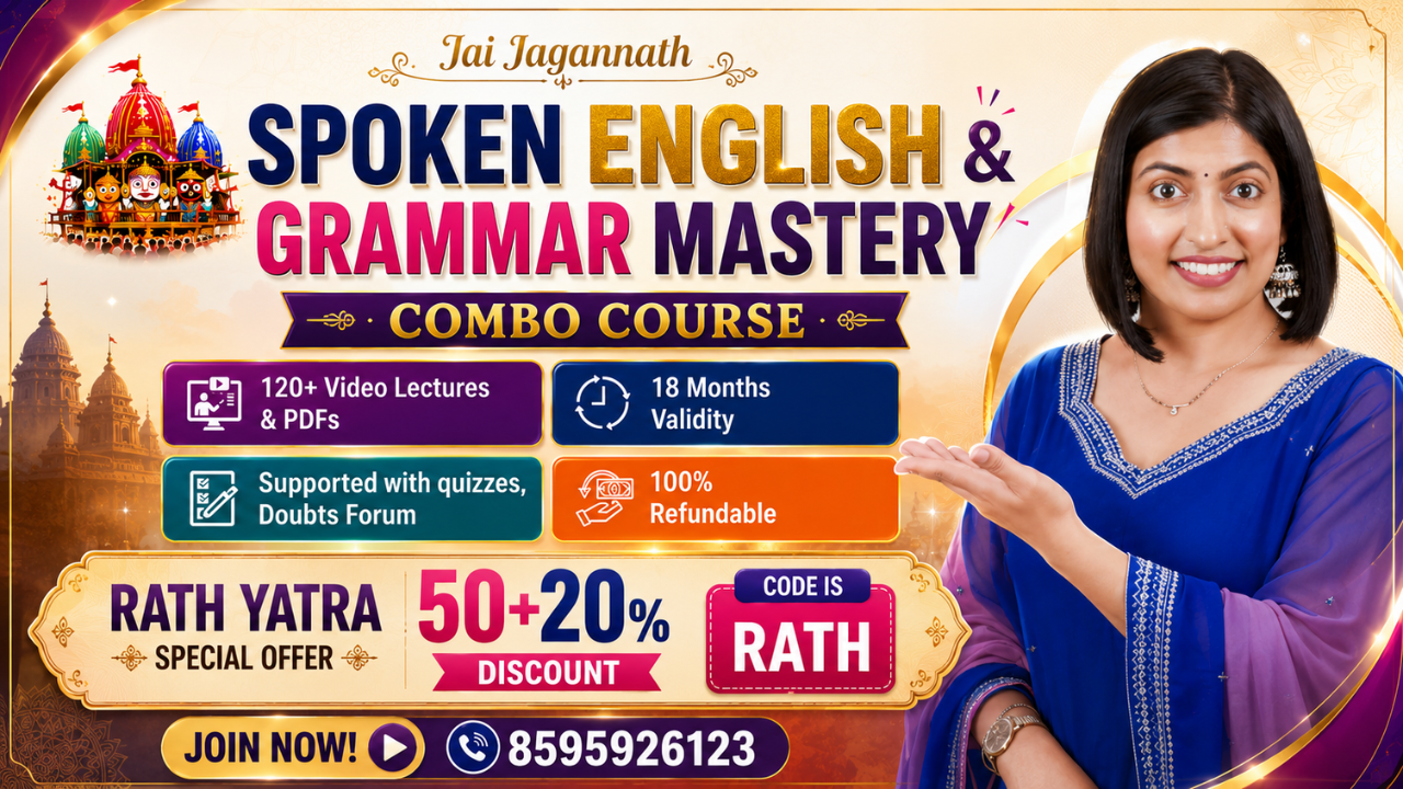 Spoken English & Grammar Mastery (R3-Combo Course)