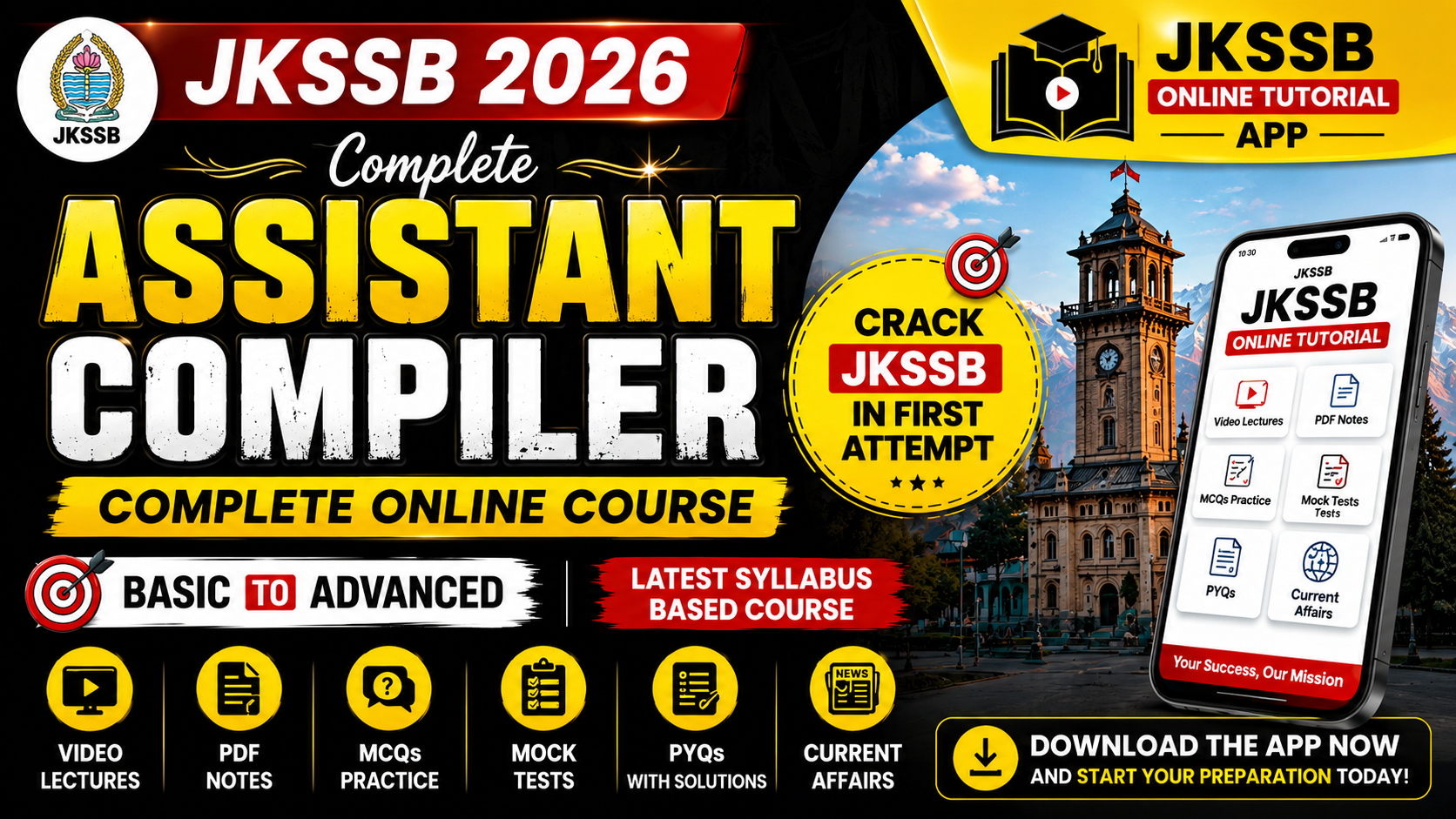 JKSSB Assistant Compiler Complete Course ⭐