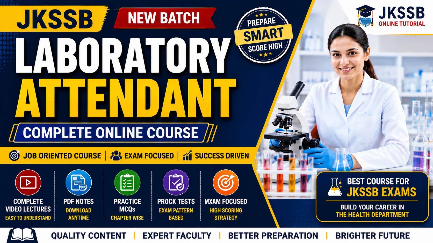 Laboratory Attendant Course