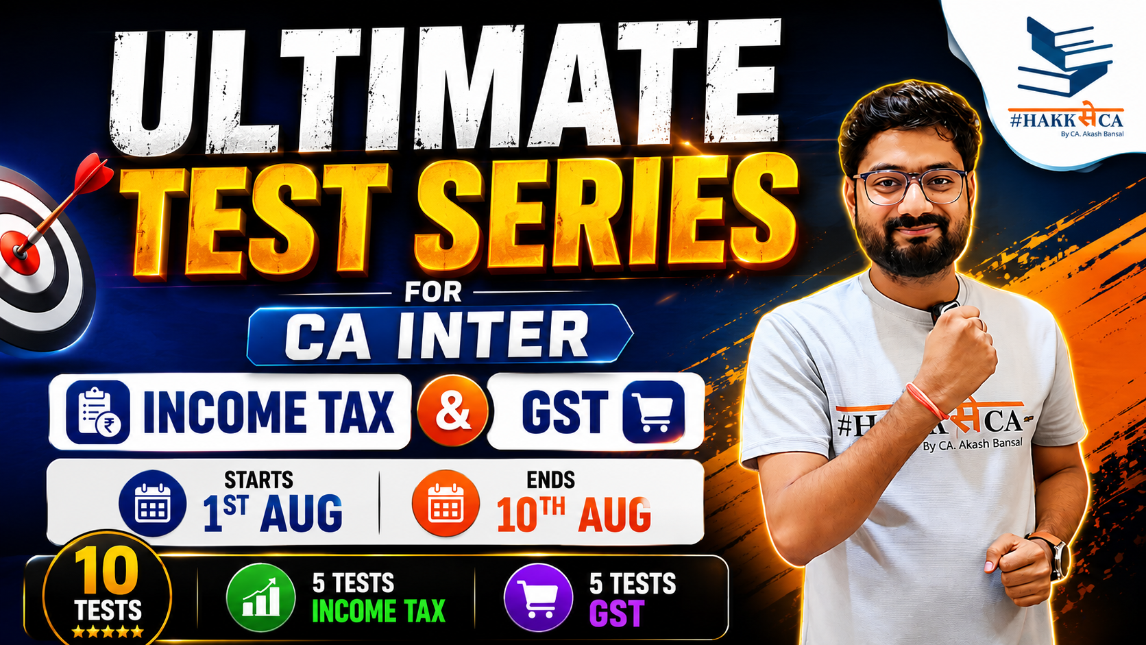 Ultimate Test Series | Income Tax and GST | Sept 26 Attempt