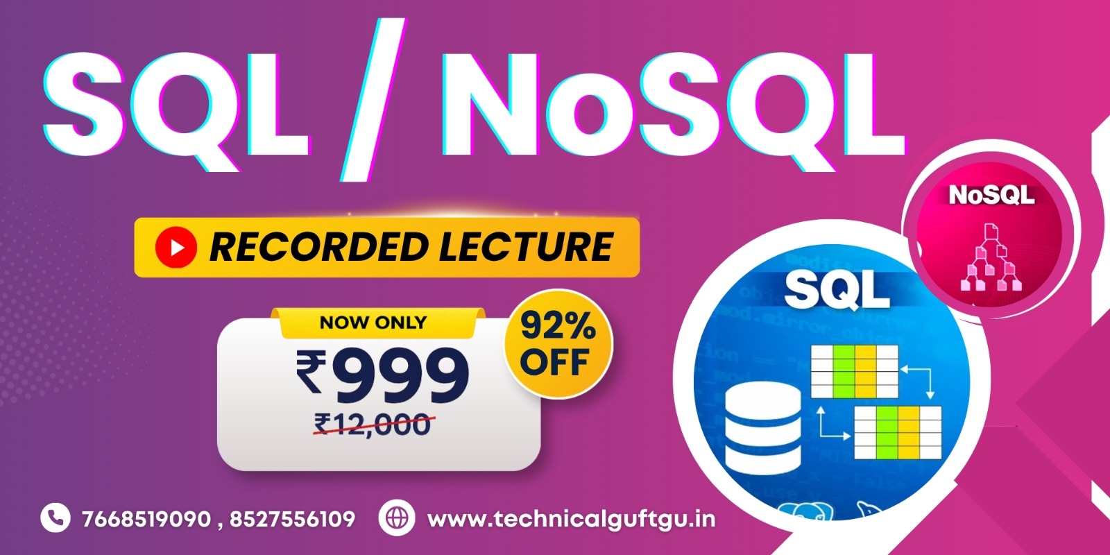 SQL/NoSQL Database Course