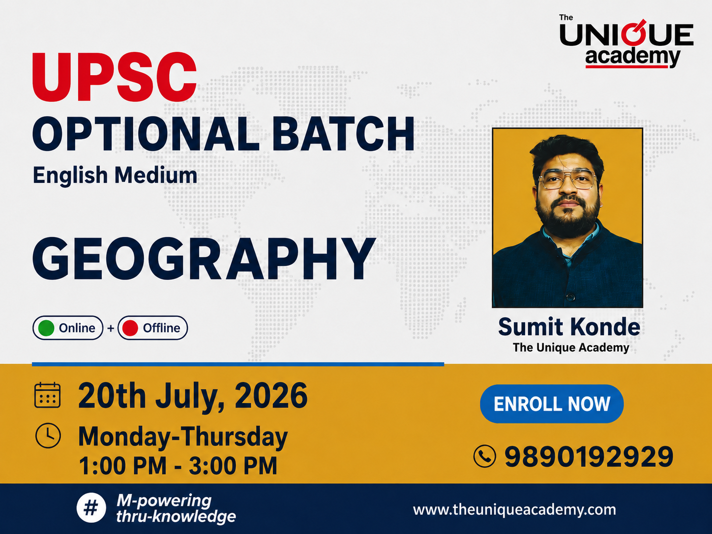 20th JULY 2026 GEOGRAPHY (ENGLISH) ONLINE